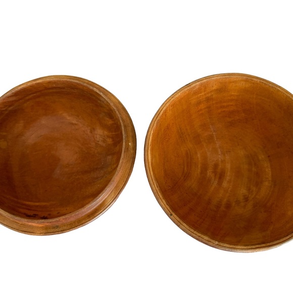 Wickersham Sphere-Shaped Walnut-Like Handmade Turned Wooden Box 5.1” X 4.75” - Picture 7 of 9